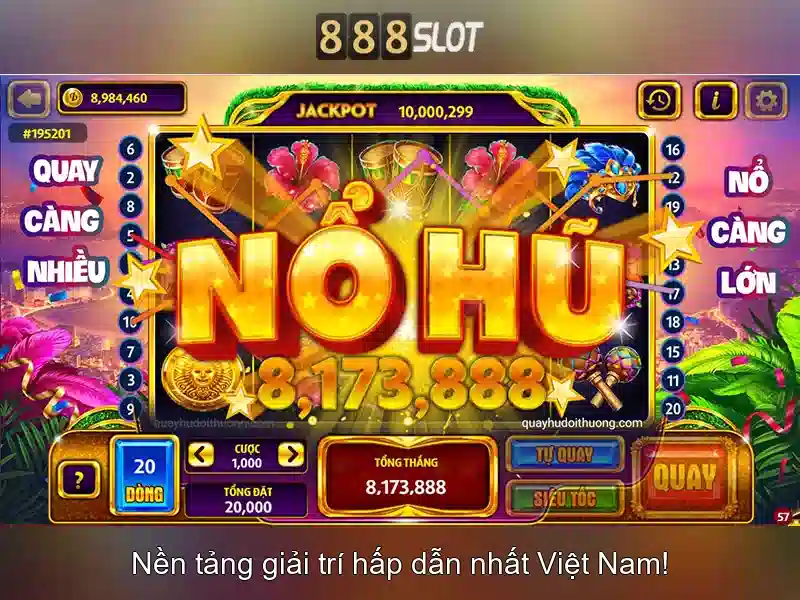 888slot: nền tảng slot trực tuyến hàng đầu